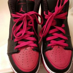 Women's Red/Black Jordan Sneaks